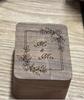 Vintage Handmade Black Walnut Wood Jewelry Box Portable Ring Necklace Storage Organizer for Small Trinkets
