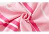 2026 Autumn Kids' Pink Striped Knit Cardigan – Girls' Single-Breasted Sweater