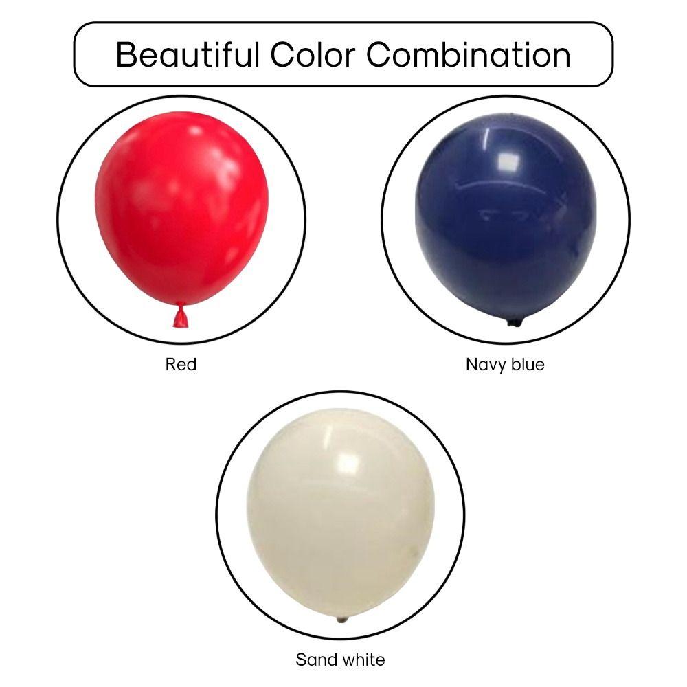 Royal Blue Red White and Blue Balloons  Birthday DIY Garland Kit  Men