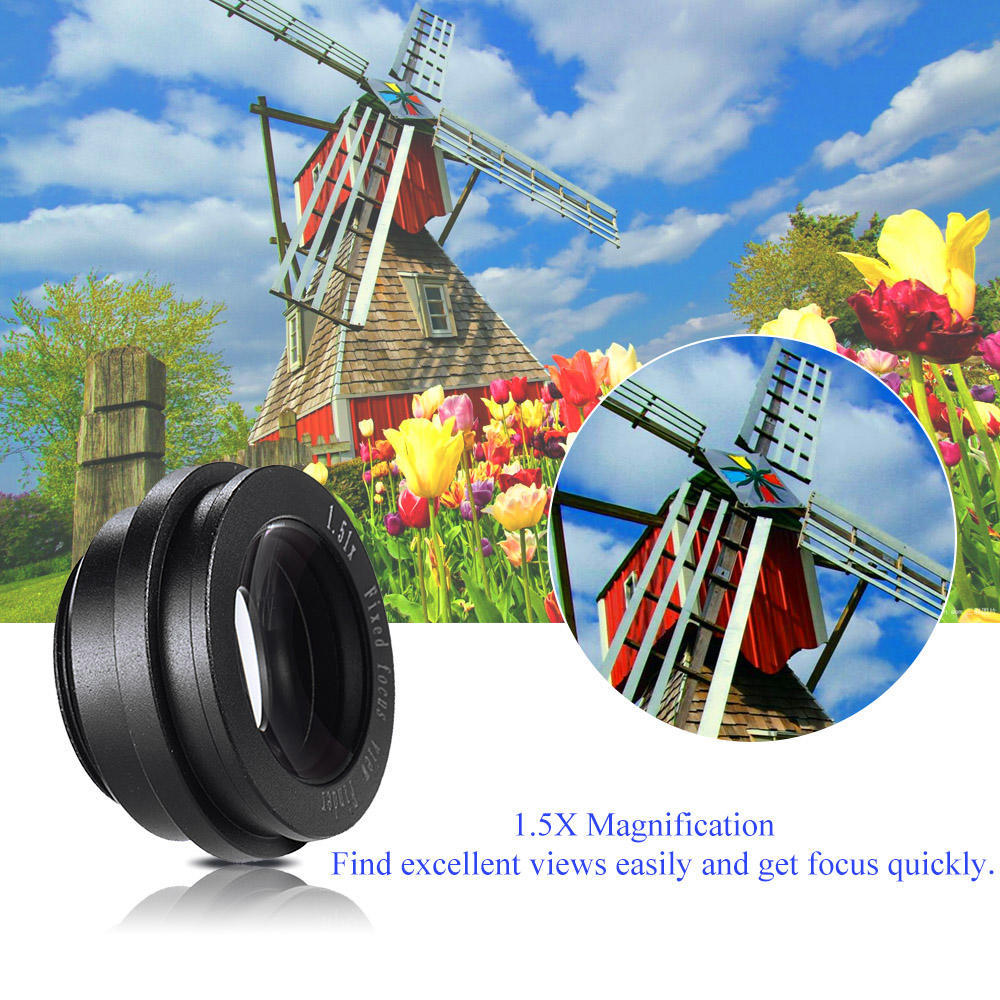 1.51X Fixed Focus Viewfinder Eyepiece Eyecup Magnifier for DSLR Camera w  2 * Eyepatch