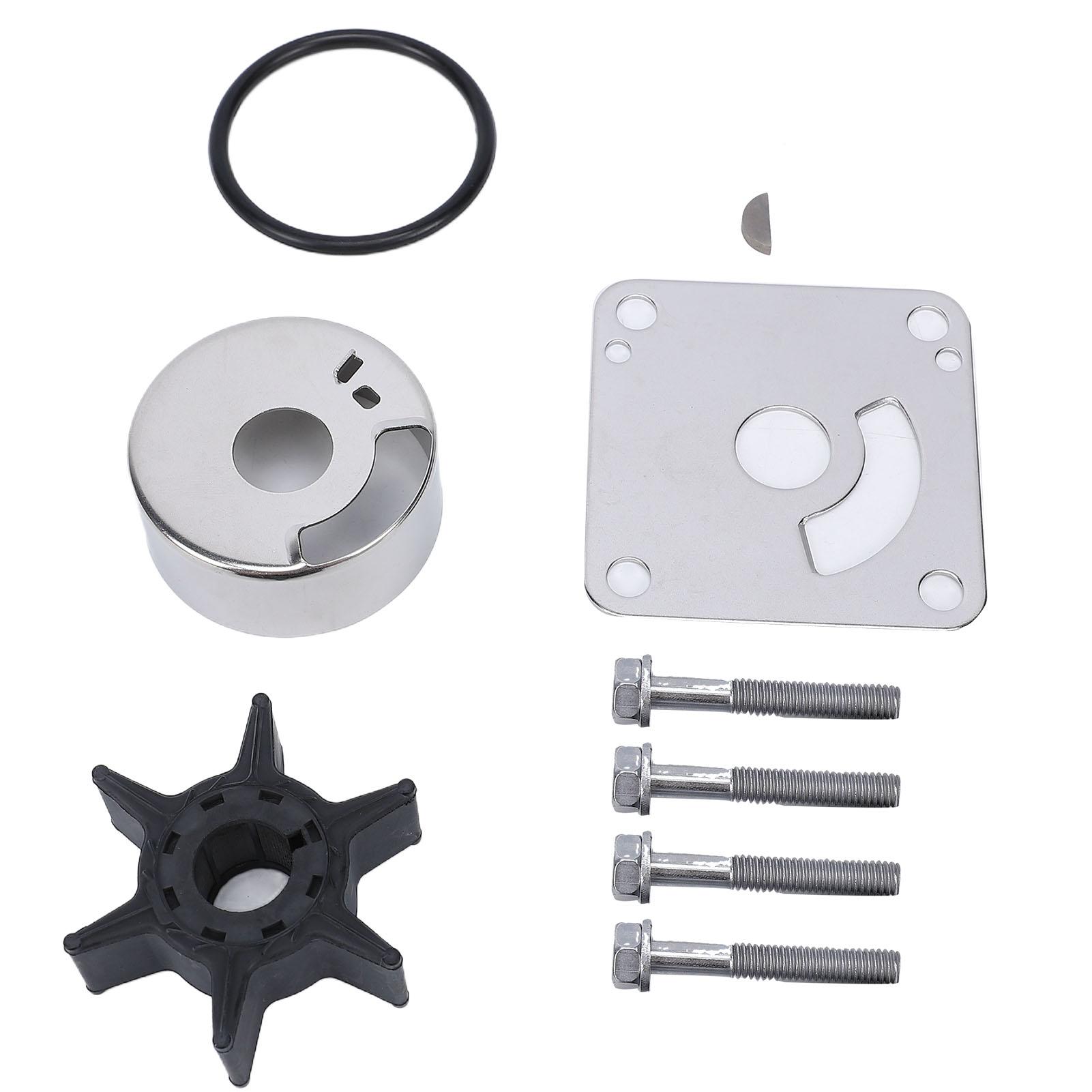 

Water Pump Impeller Service Kit Replacement for 2 Stroke 25 HP 1988 2009 Outboard 6L2 W0078 00