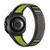 Compatible Two-Color Rubber Folding Buckle Wristband for Samsung Galaxy Watch 8
