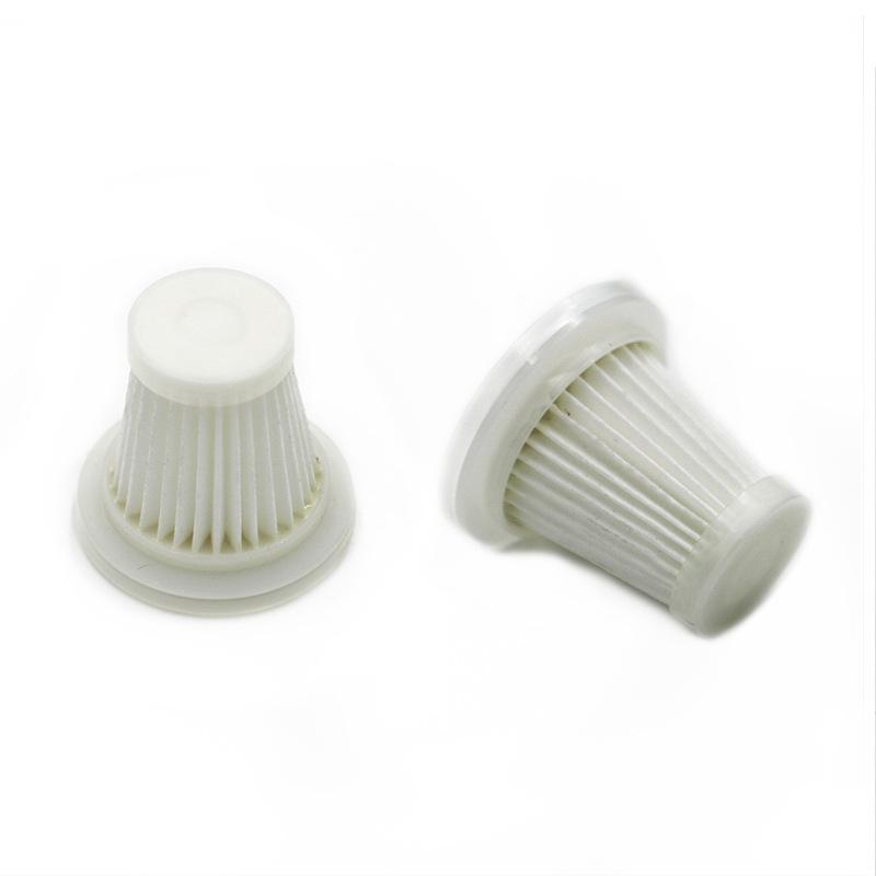 Washable HEPA Filter Cartridge for Car Vacuum Cleaner with Multiple Accessories.
