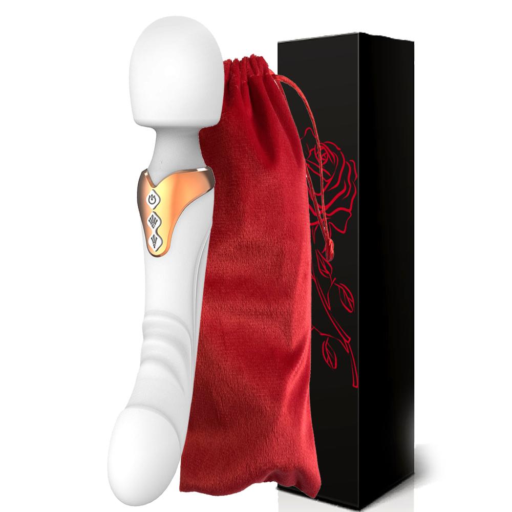 Powerful Dildos Vibrator Dual Motor Silicone Large Size Wand G-Spot Massager Sex Toy For Couple Clitoris Stimulator For Adults