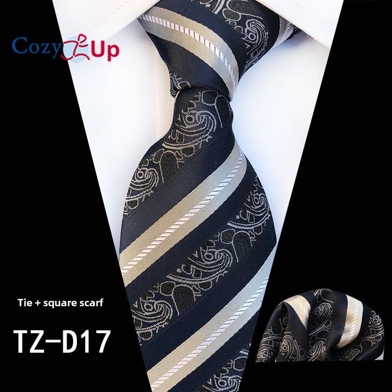 Cozy Up Fashion Paisley Multi-Colour Men's Tie Square Towel Set