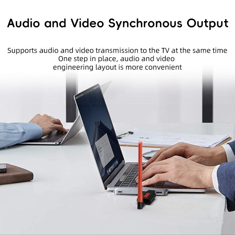 5.8G 1080P 150M Wireless HDMI-Compatible Video Audio Transmitter Receiver Extender Adapter Dongle For TV Monitor Projector PC