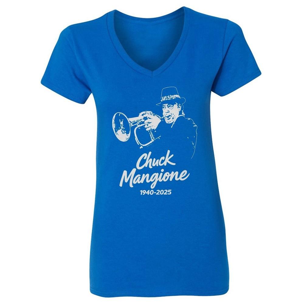 

Mangione Farewell Tribute - Music Legend Memorial Ladies V-Neck Tshirt Unisex T-Shirt XXL