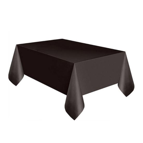 Solid Color Rectangle Dining Table Cover Cloth Birthday Party Tablecloth Decor