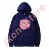 Mens Hooded Cotton Blend Sweatshirt With Printed Design Regular Fit Casual Wear