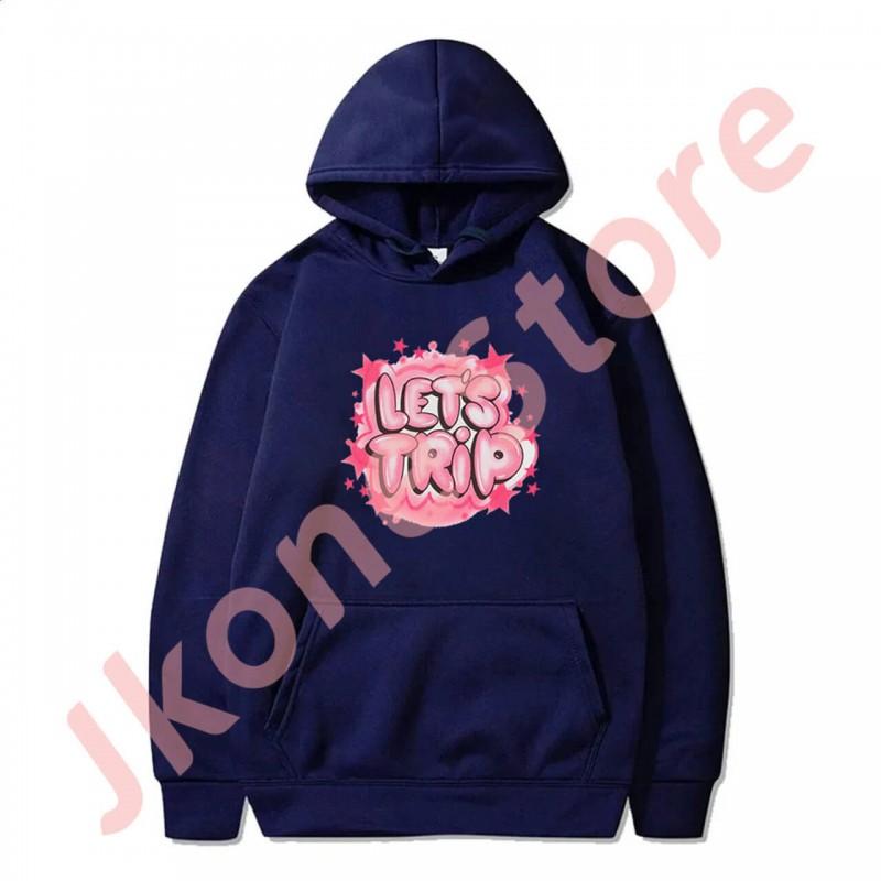 Mens Hooded Cotton Blend Sweatshirt With Printed Design Regular Fit Casual Wear