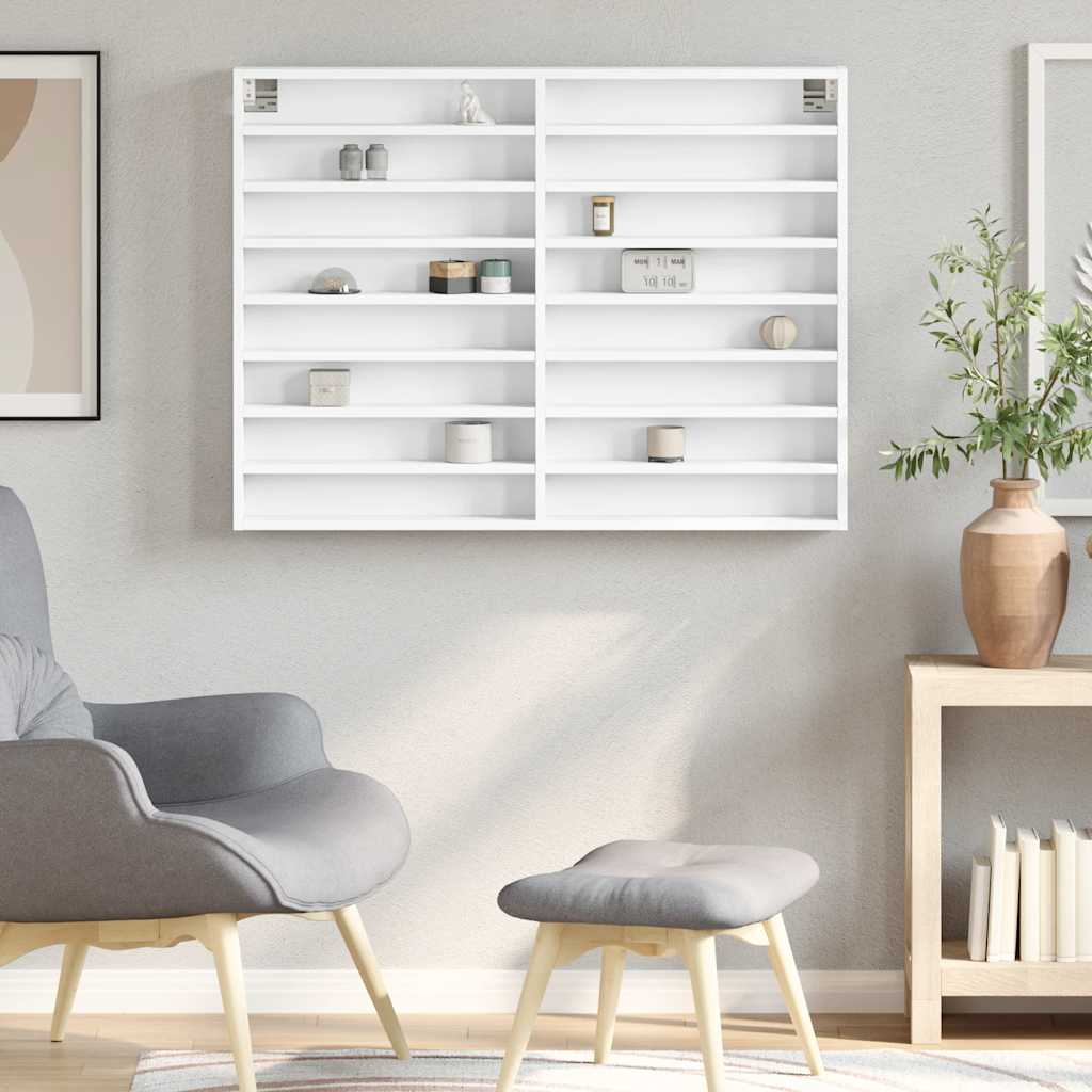 Vidaxl Weiss Vitrine + Buffetschrank, Qufonella - Image 3