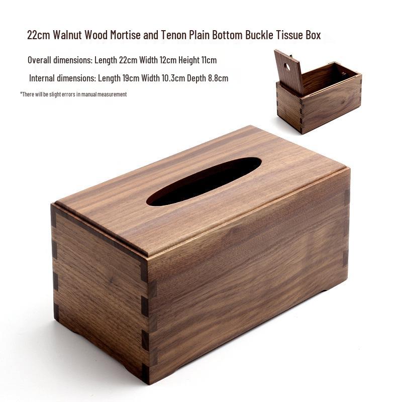 

Rosewood Tissue Box - Dalbergia Tonkinensis: Retro Solid Wood, Creative Pull-Out Storage for Living Room/Dining Room.