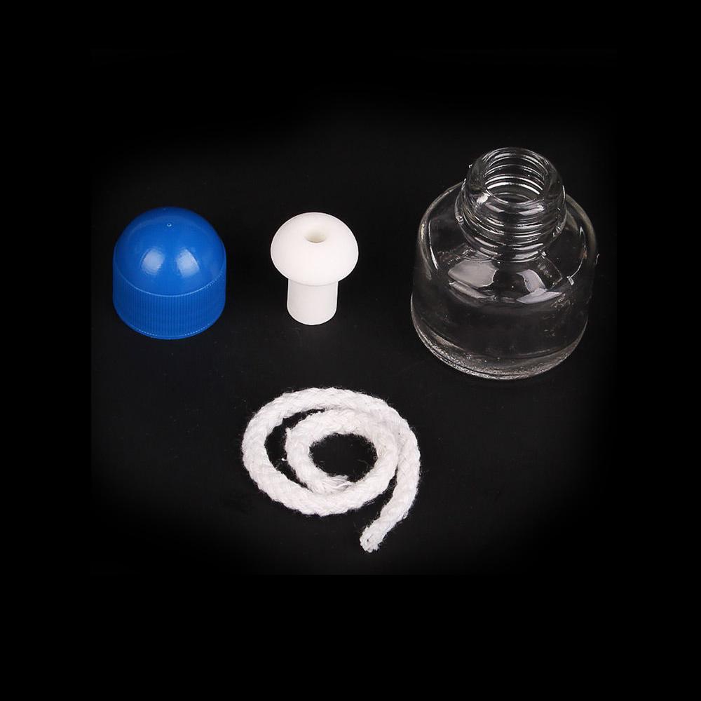 Docht für Alkohollampen, Ersatzdocht, rund, 5 mm, geflochten, für Öllampen und Kerzenherstellungszubehör, handgefertigte DIY-Kerze