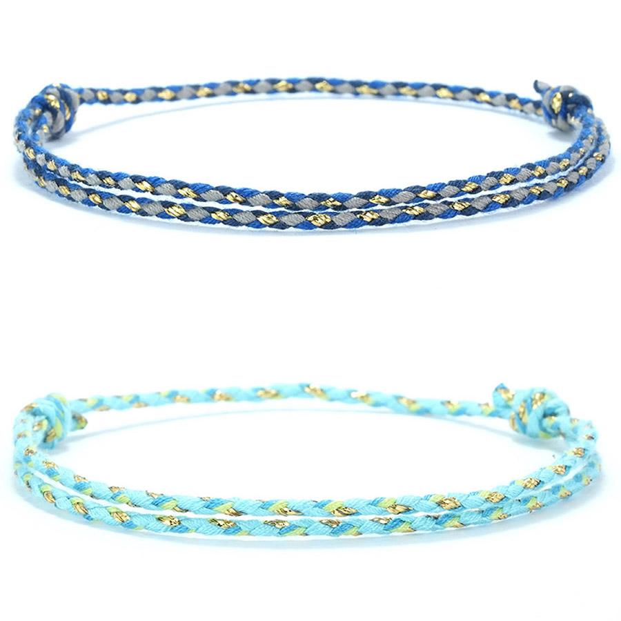 7 Colors Simple Style 2mm Thin String Bracelet For Women Grade A Ethnic Rope Charm Braclet Best Friend Jewelry Girlfriend Gift