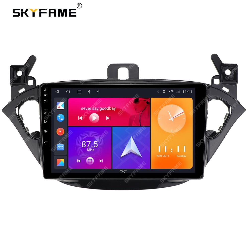 SKYFAME Car Frame Fascia Adapter Canbus Box Decoder Android Radio Dash Fitting Panel Kit For Opel Corsa Adam