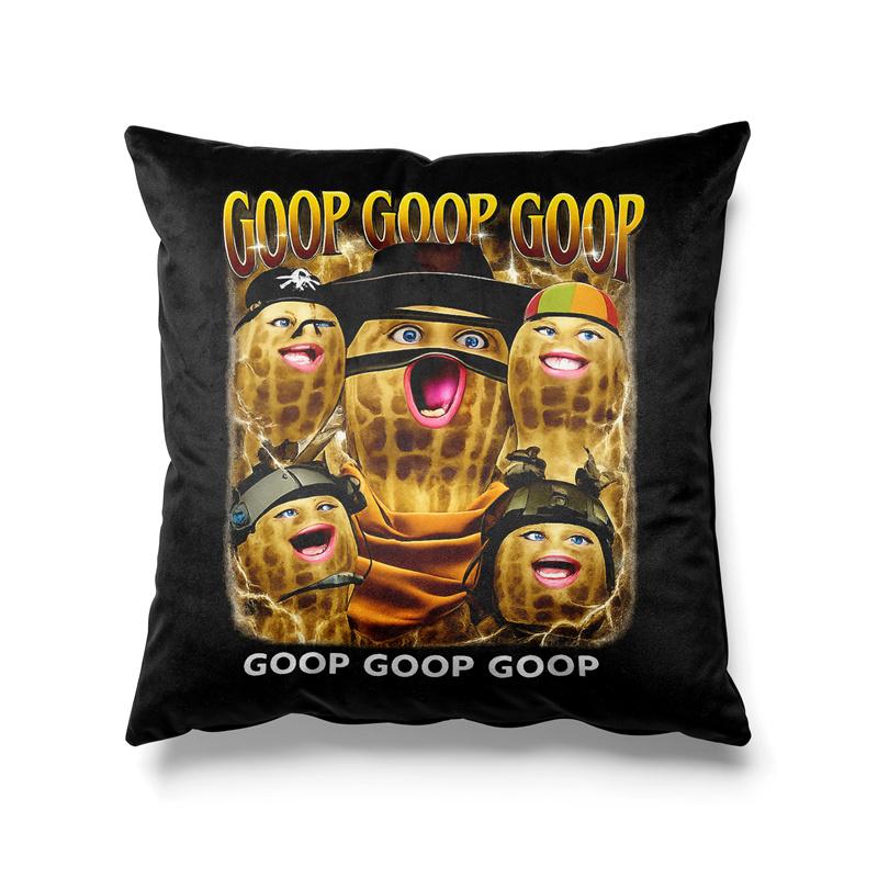 Aertemisi Burnt Peanut Live By The Goop Pillow Cover Die By The Goop Funny Meme Cowboy Cushion Case Throw Pillow Cover