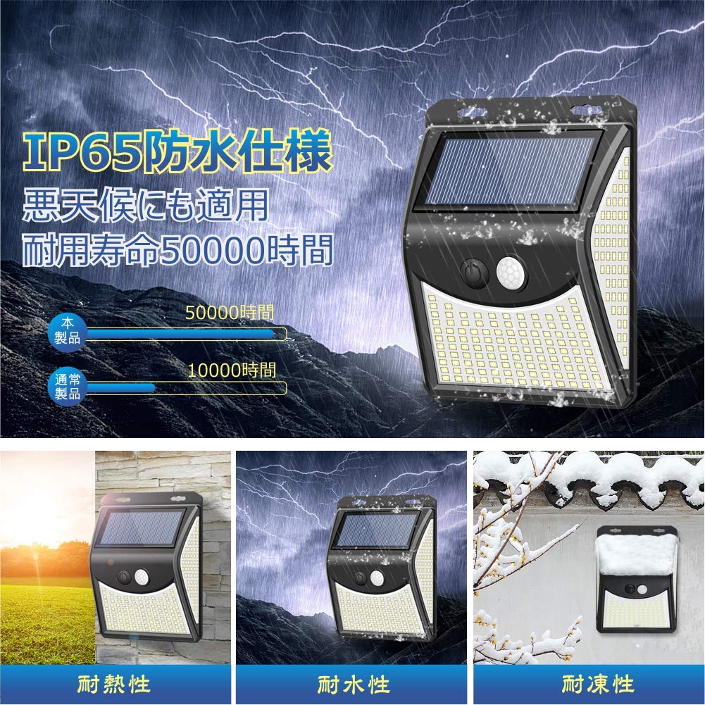 Of ZEEFO 222 LED Sensor Solar Motion Automatic Garden Wide No Battery Replacement Power Outage Emergency Typhoon Disaster Preparedness [Set 6] Light,