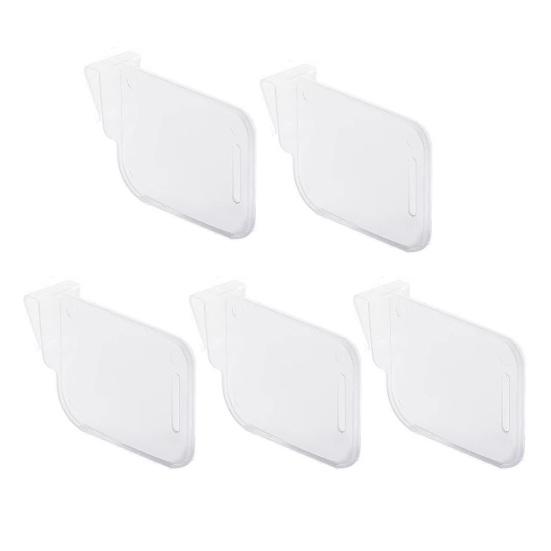 Разделитель боковой двери холодильника Прозрачный дизайн Легкая установка защелкиванием Полипропилен Регулируемая перегородка Гибкий органайзер для хранения 5pcs 476₽