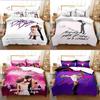 3d Dirty Print Dancing Pattern Duvet Cover Pillowcase Set Bedroom Bedding Gift