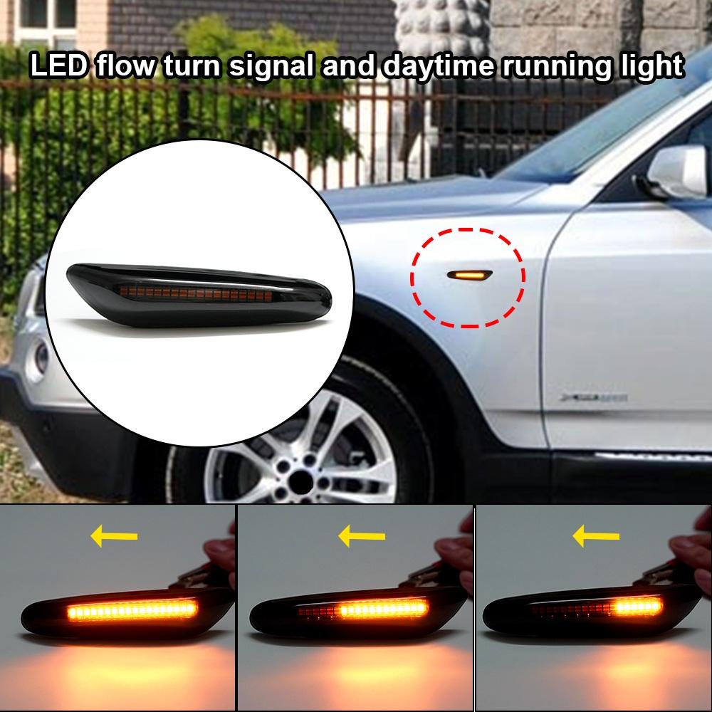Dynamic Side Marker Turn Signal LED Light For BMW 1 3 5 Serie E46 E60 E61 E81 E82 E87 E88 E90 E91 E92 E93 X1 E84 X3 E83 X5