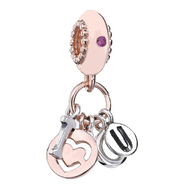 2stk/lott Sølvfarge Fjærnøkkel Life Treperler Charms Dingle Passer Diy Armbånd Halskjede For Kvinner Menn Kone Smykker Gave 2022