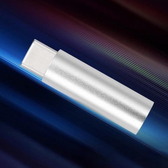 Portable Aluminum Alloy Type-c to 3.5mm Jack Earphone Audio Converter Adapter