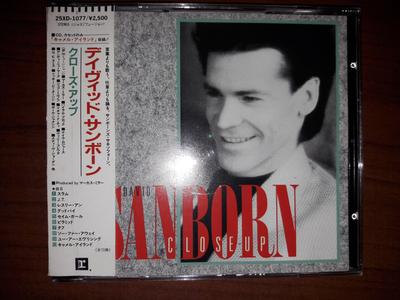CD DAVID SANBORN  CloseUp 25XD1077 Reprise Records 2022 Japan Jazz Used