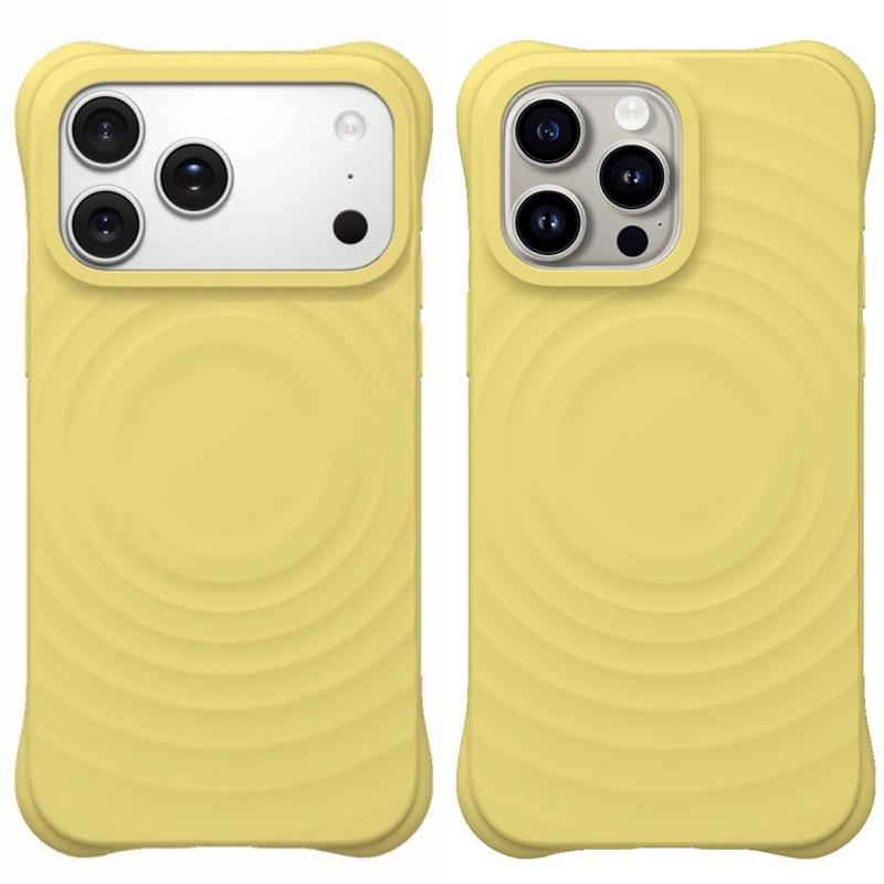 Original Liquid Silicone Water Ripple Magnetic Case For iPhone 17 Air 16 15 14 13 12 11 Pro Max Plus Wireless Charging Cover