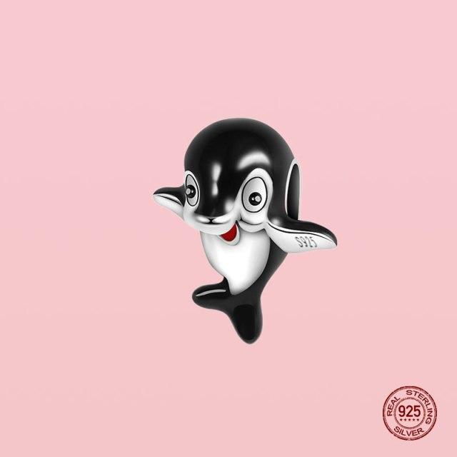 Pendentif en argent sterling 925 avec perles pour bracelet et collier Panjia originaux, bijoux pour femmes