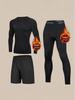 Men's Thermal Fleece Base Layer Set - Winter Velvet Running Sportswear