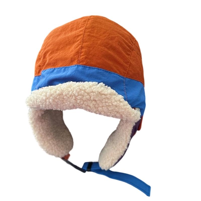 Warm Trapper Cap With Adjustable Strap And Insulated Padding For Cold Weather Sport Adventure Hiking Cycling Wear