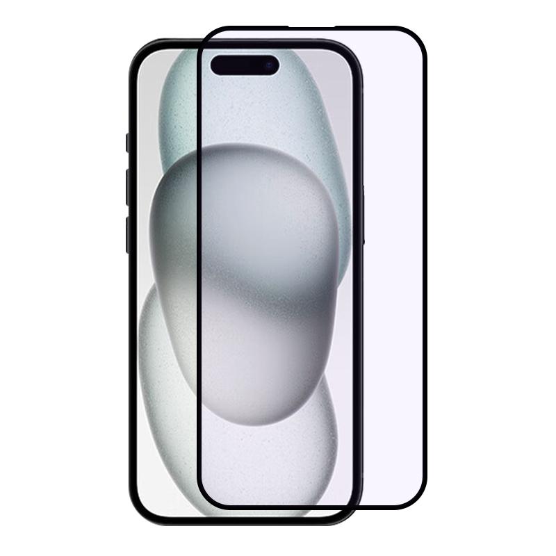 

RURIHAI For iPhone 15 Plus 0.26mm 2.5D Anti-Blue-Ray Screen Protector Tempered Glass Film Type A