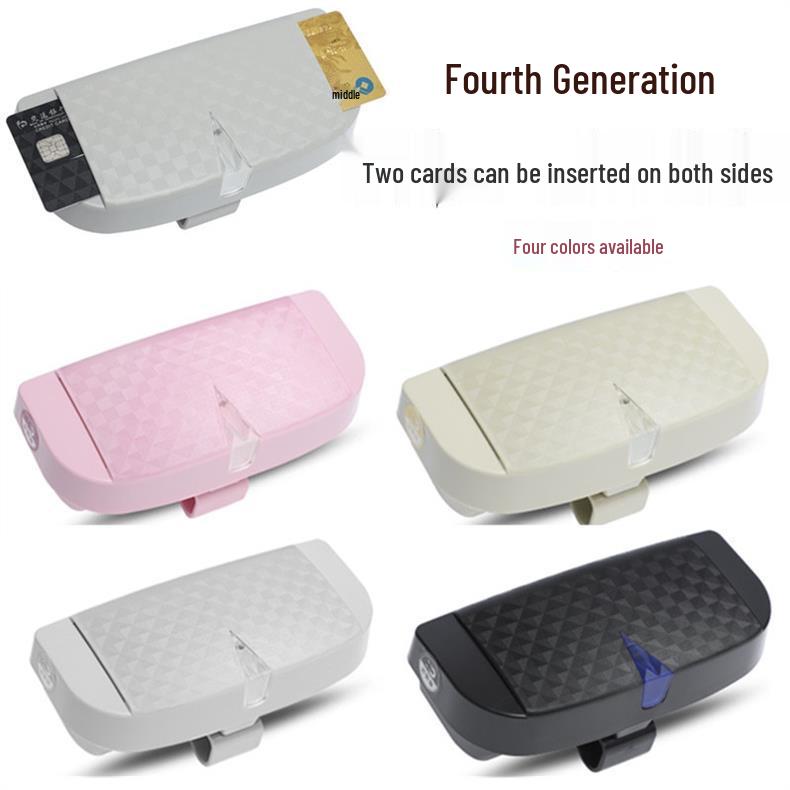 Creative Car Visor Glasses Storage Clip - Multifunctional Holder for Bills, Cards, and Glasses