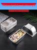 Stainless Steel Spice Box with Flip-Top Lid for Kitchen and Restaurant Use