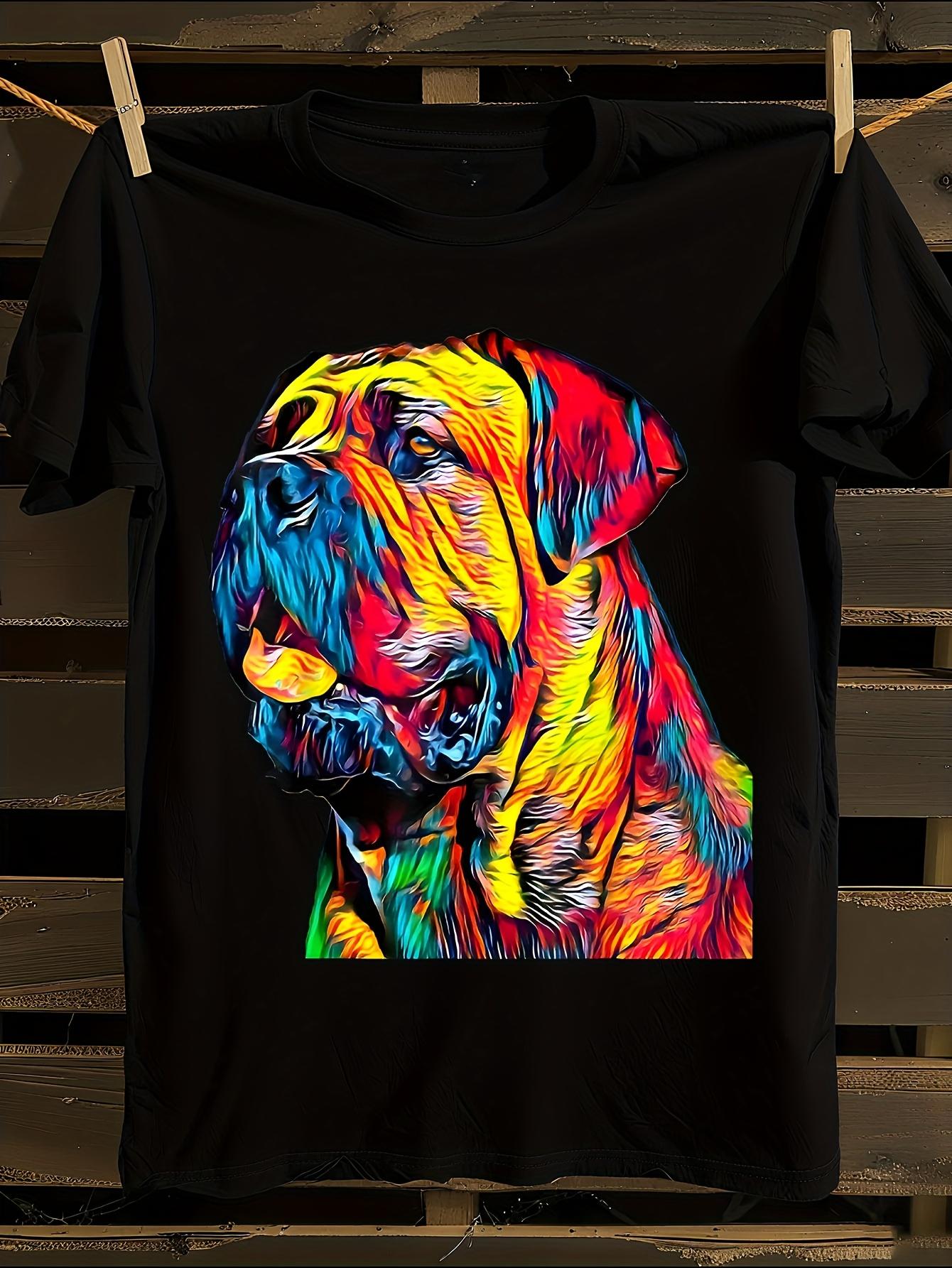 Cane Corso Italian Mastiff Dog Head Graphic T-shirt S