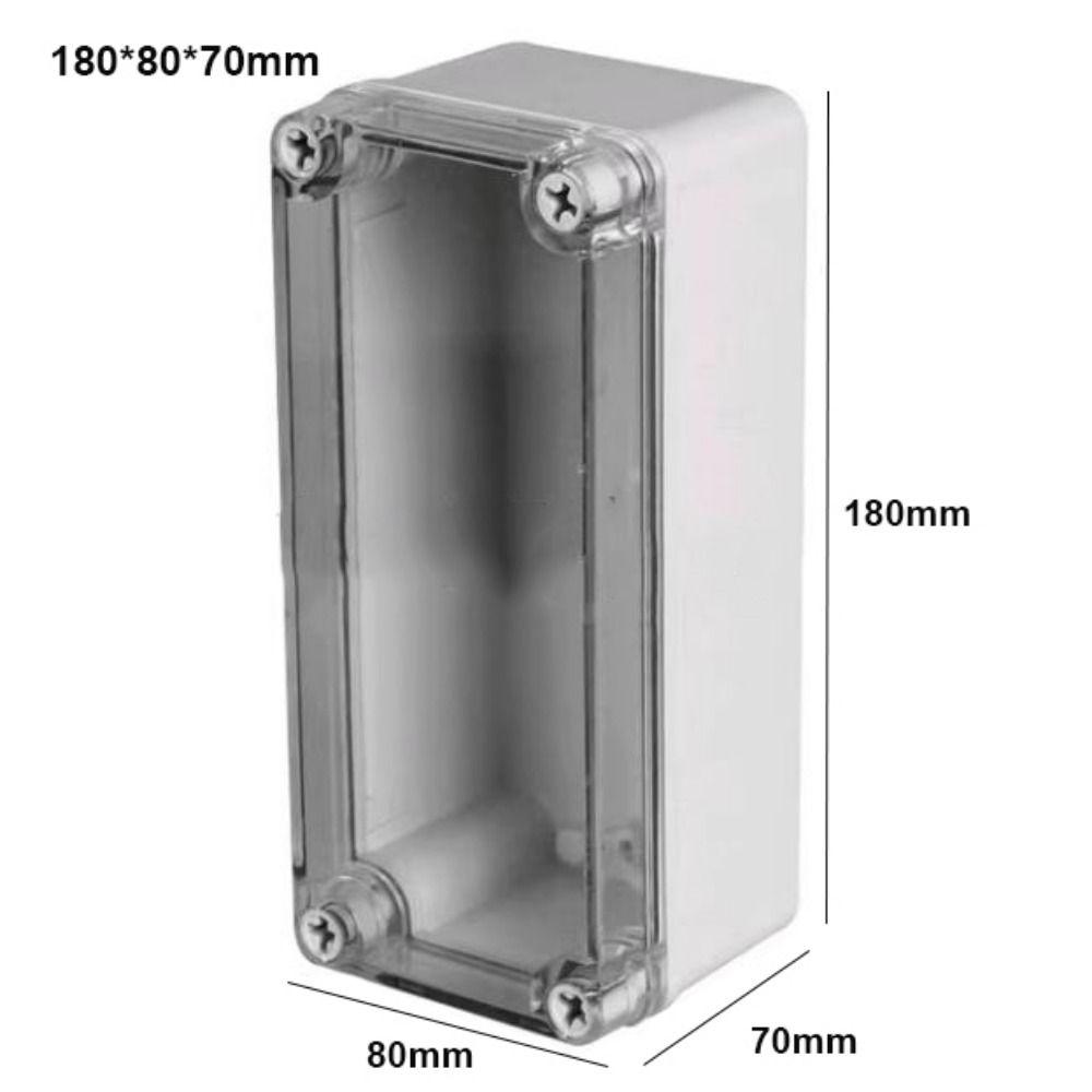 White Black Project Enclosure Boxes ABS Plastic Housing Instrument Case Electronic Supplies