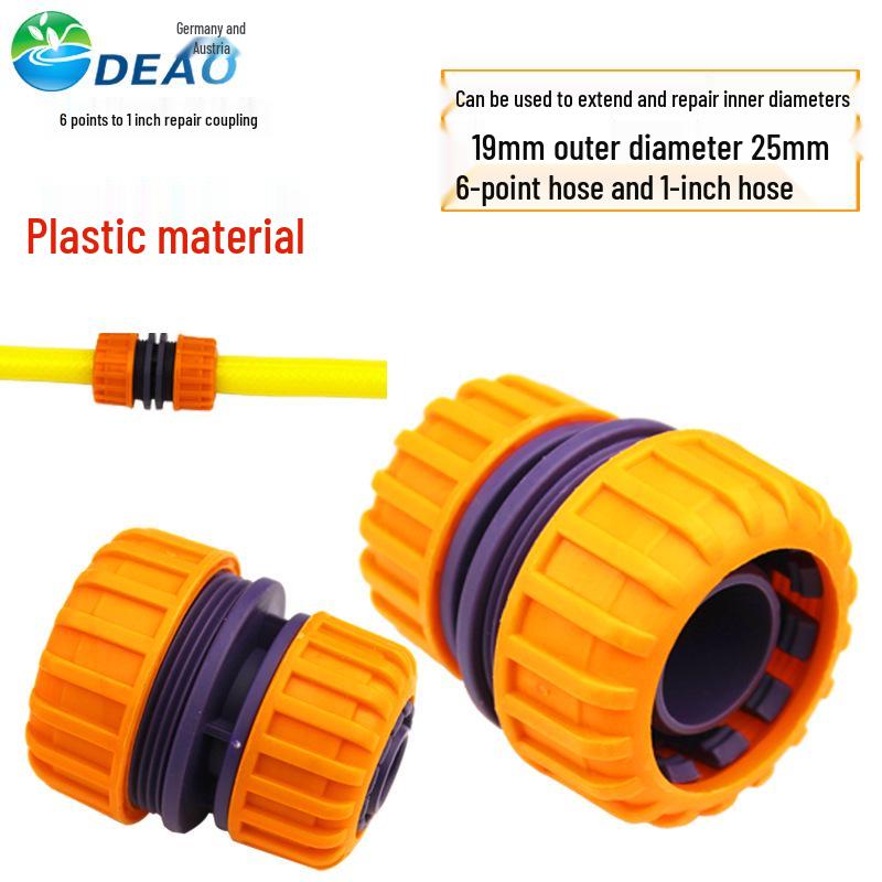 Kunststoff Weichschlauch Schnellreparaturverbinder Verlängerung, 4/6 Zoll Wasserrohr Verbindungsadapter