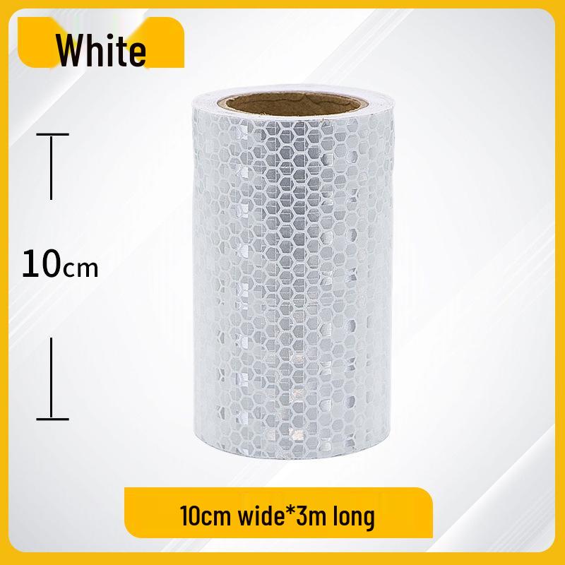 Night Safety Anti-Collision Reflective Strips - Traffic Warning Stickers with Microprismatic Film