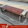Heavy-Duty Outdoor Stainless Steel Bench