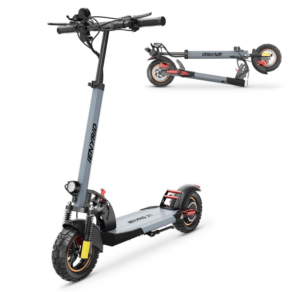 IENYRID-A1 Adult E-Scooter 250W Motor 48V12.5AH Battery 10 Inch Silent Tire City Foldable Electric Scooter