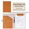 A4 Multifunctional Document Folder with Custom Clip and Logo Print.