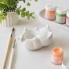 DIY Painting Crafts 3D Fortune Cat Desk Storage Box Cute Money Jewelry Organizer Desktop Tray for Rings Mini Planter Home Decor Figurine,