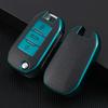 For Peugeot 208 2008 301 308 3008 Rcz 508 408 307 Case For Citroen C3 C4 Berlingo Tpu Leather Flip Folding Key Fob Cover