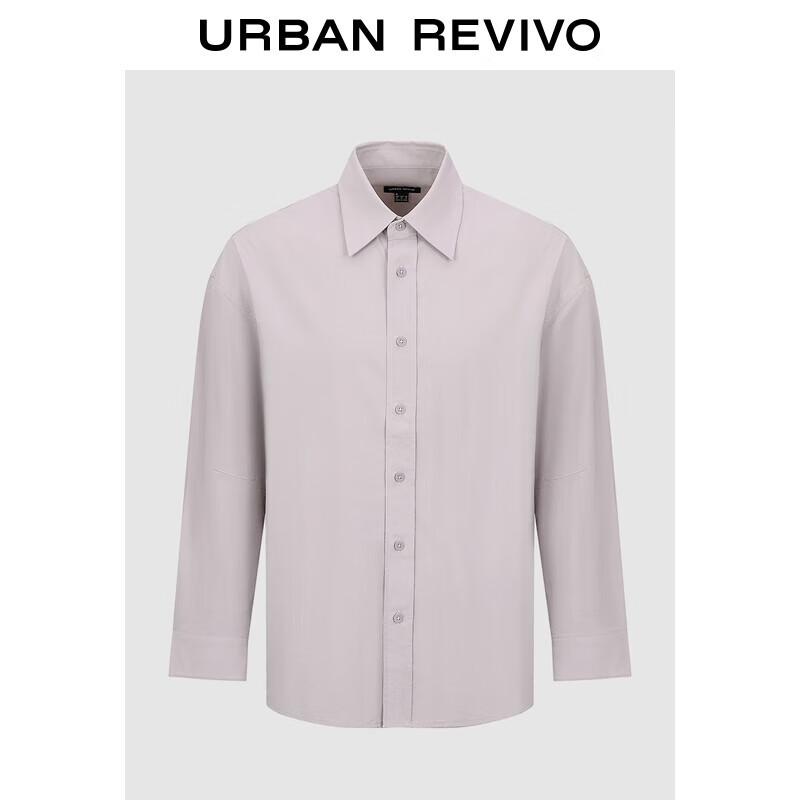 UR 2025 Autumn Men s Loose Open-Front Shirt UMF250088 S