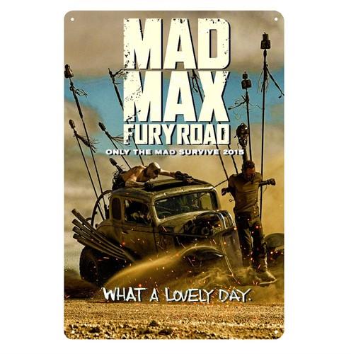 Mad Max Fury Road Movie Metal Poster Tin Sign 20x30cm aluminum aluminum 20x30cm