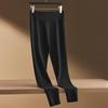 High-Waist Seamless Tummy-Control Cashmere Silk Women's Leggings - Thick, Warm, Plus-Size for Autumn & Winter