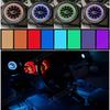 Car Front Air Conditioning Vent 8 Colors Atmosphere Light For Suzuki Jimny JB64 JB74 2019 2020 2021 2022 2023 2024 3 Door 5 Door