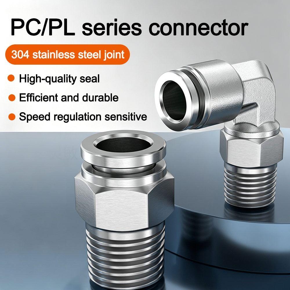 External Thread Pneumatic Air Fitting Push in Connect Air Hose Fitting Air Hose Connections