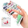 11pcs Mini Sneaker Shoe Keychains Cartoon Key Rings Hanging Decoration for Bags
