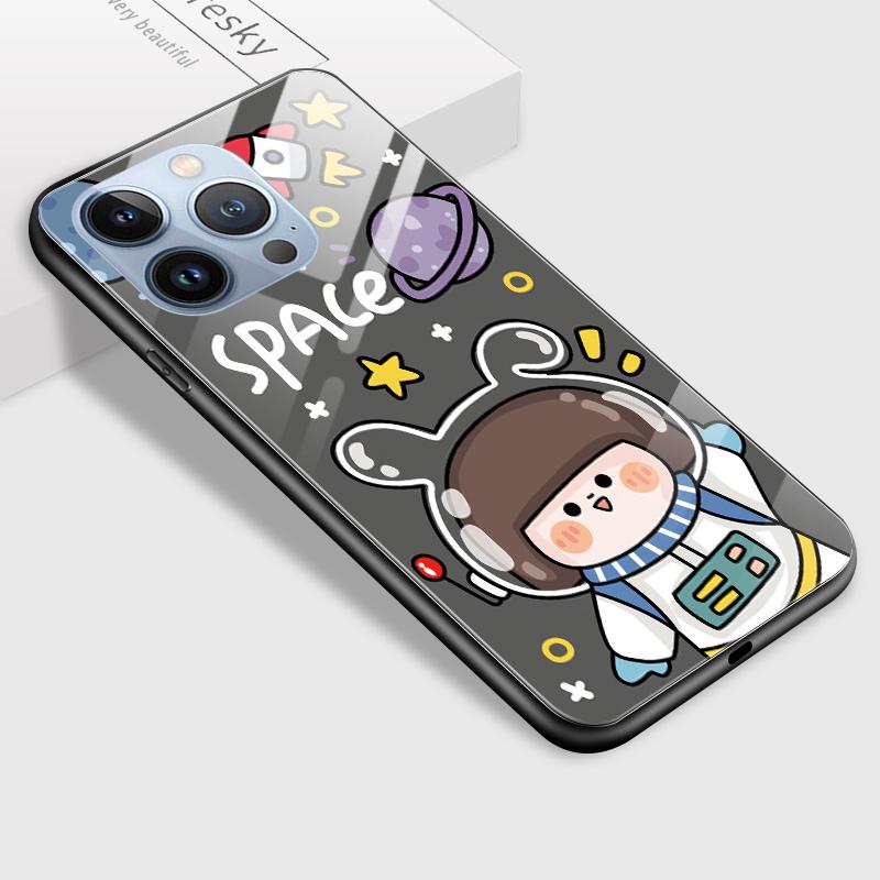 Tempered Glass Phone Case For Samsung A12 A16 A32 A53 S20FE S23 S25 Honor20 X6A 90Lite 9X Huawei Y9Prime2019 P30Lite Soft Edge Shockproof Smooth Shell